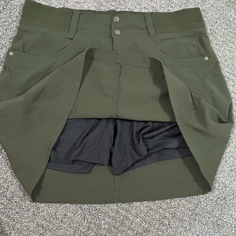 Title Nine Green Clamber Hiking/Climbing Skort Women's 14 Athletic Stretch Lined - Picture 7 of 10